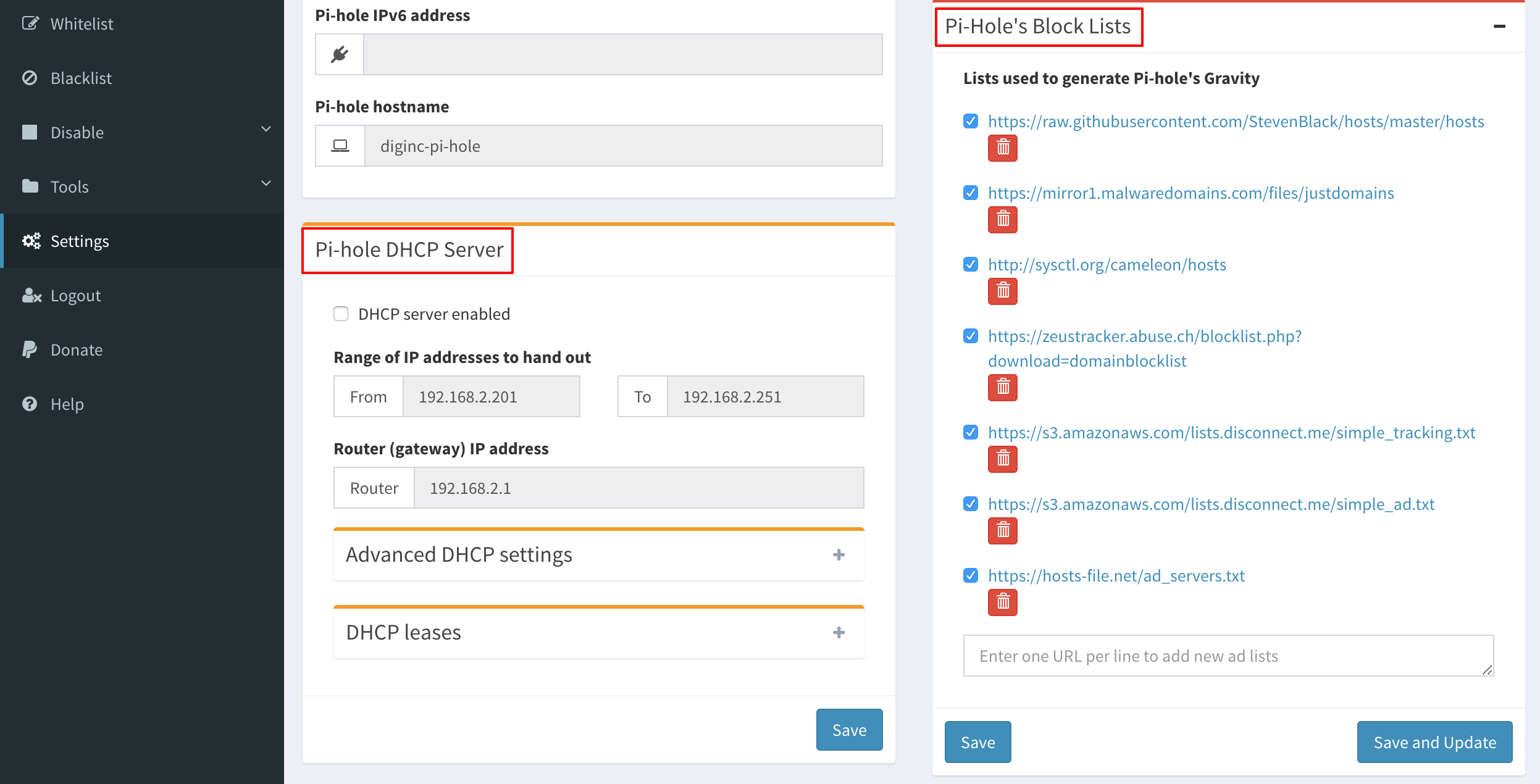 在DSM里面的Docker安装Pi-hole把广告从源头彻底弄没了 NAS 第12张